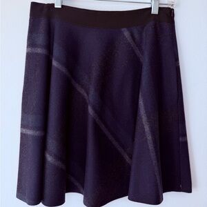 Intrend Wool Bell Skirt – Size 10 – Classic Pattern – Peplum Silhouette